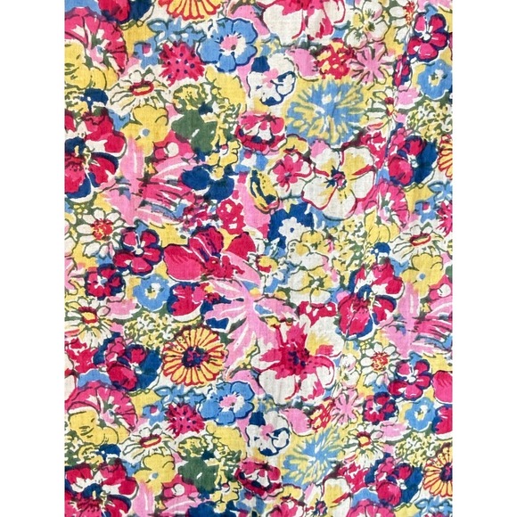 April Cornell Modern Prairie Dress 3X Sz 22 Floral 100%  Pockets, Waist Tie - Picture 9 of 11